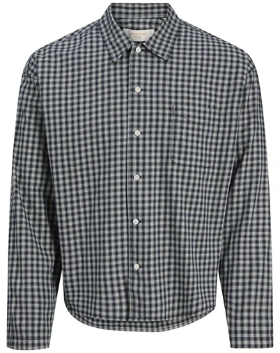 Jack & Jones - JORAustin Clean Check Skjorte - Sky Captain